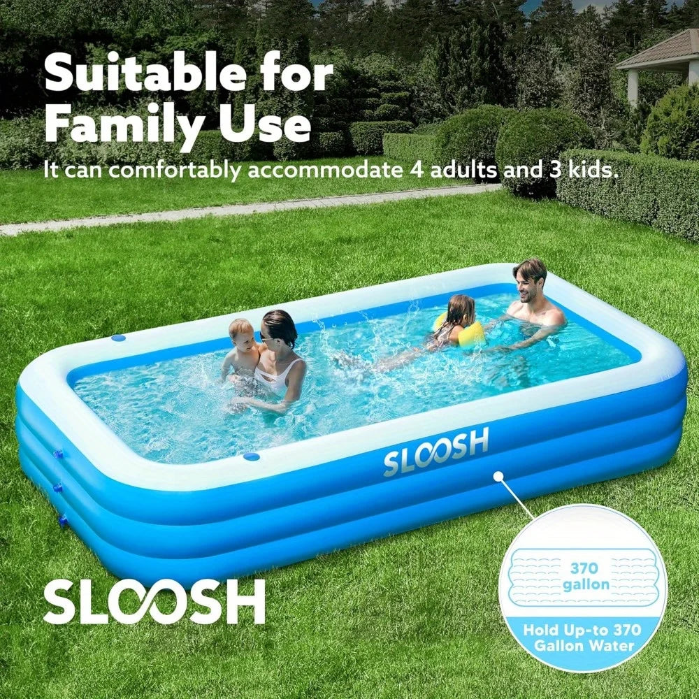 Joyfy Inflatable Family Pool For Backyard And Summer Fun