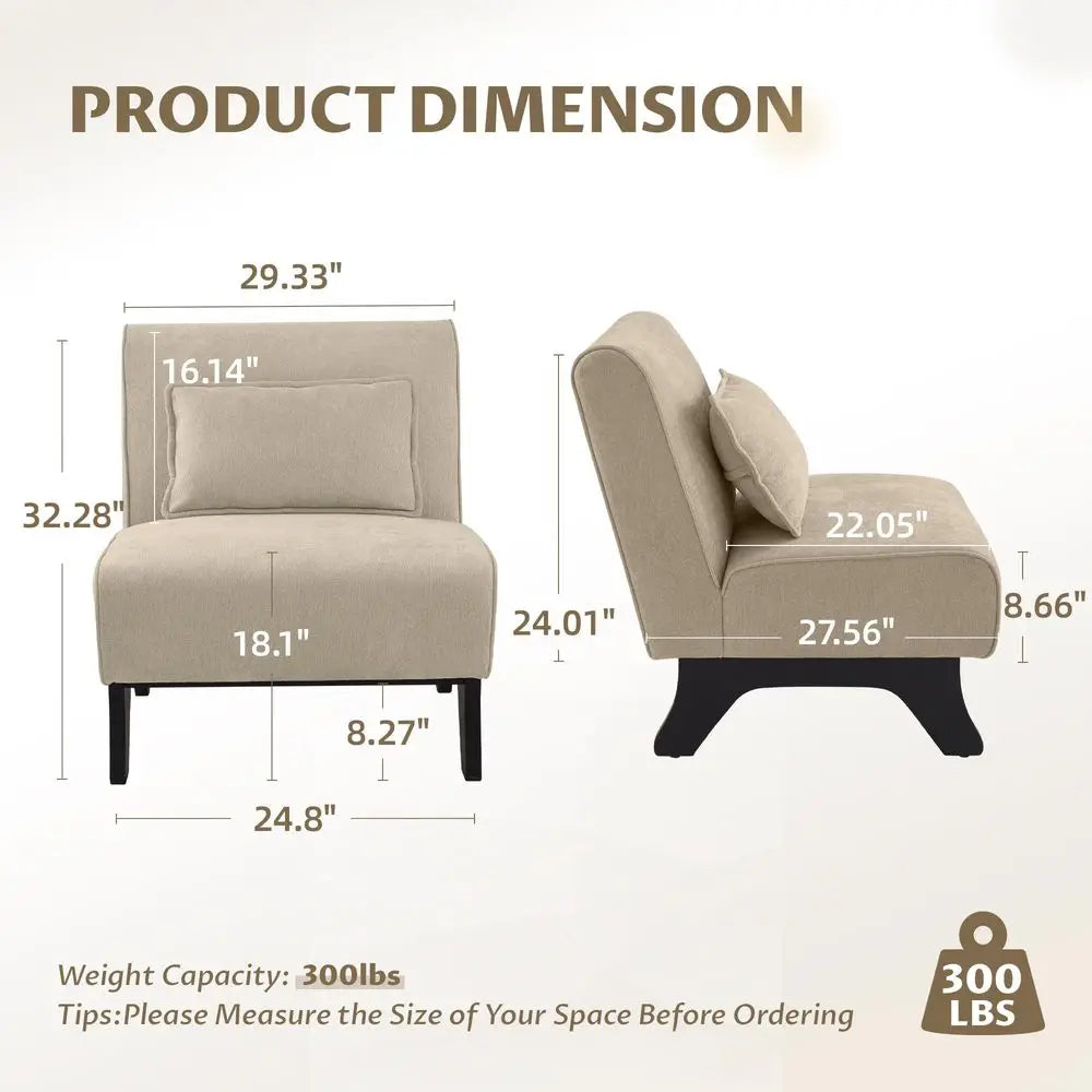 Upholstered Accent Chairs Set of Two for Living Room Seating