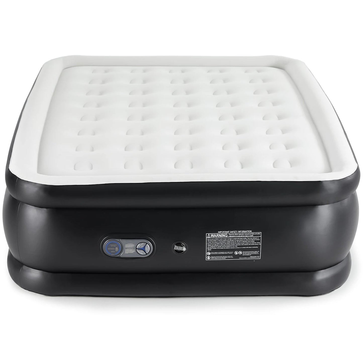 MCQ Air Mattress With Built In Pump Memory Foam Layer