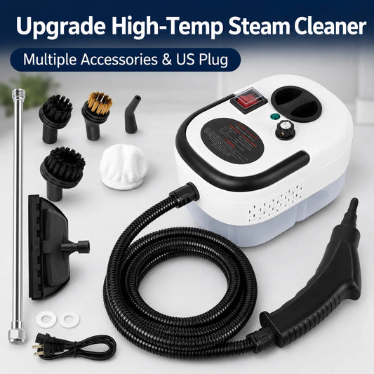 2500W Handheld Steam Cleaner 110V With Accessories US Plug