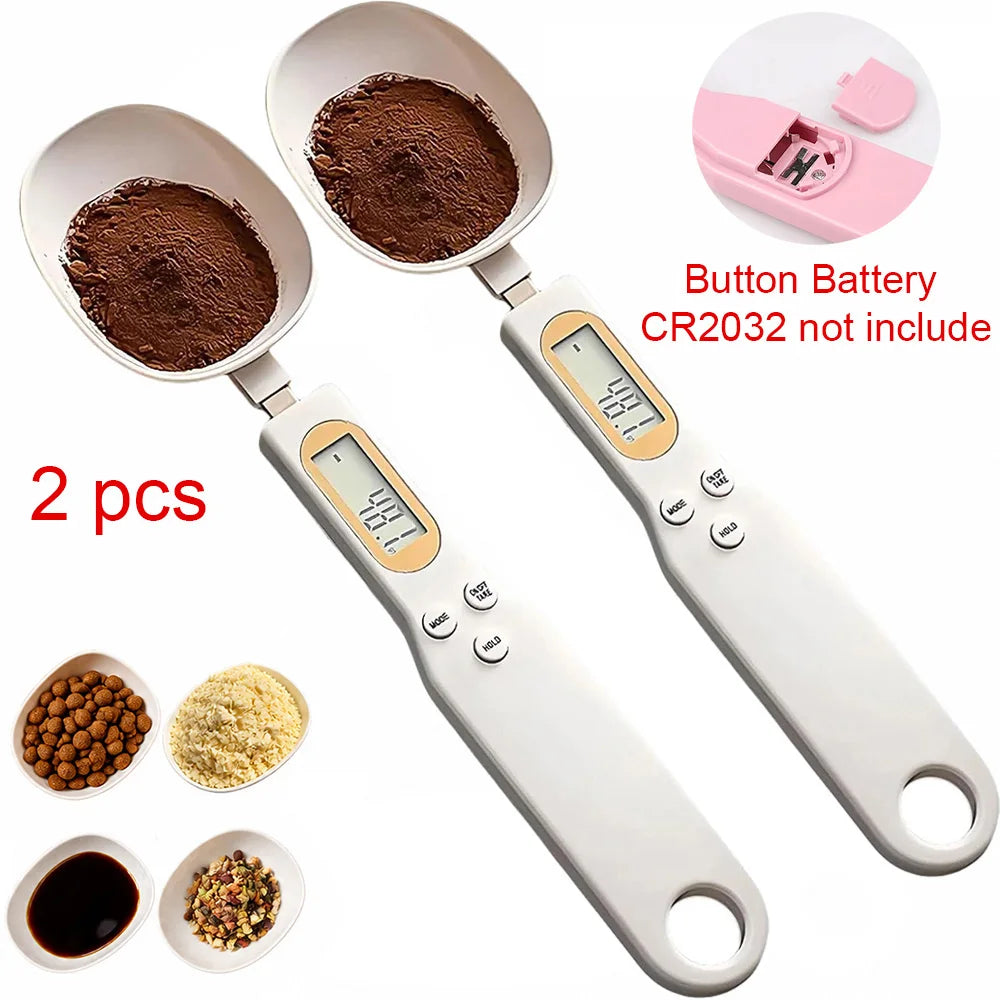 Digital Measuring Spoon Scale With LCD Display For Kitchen Cooking