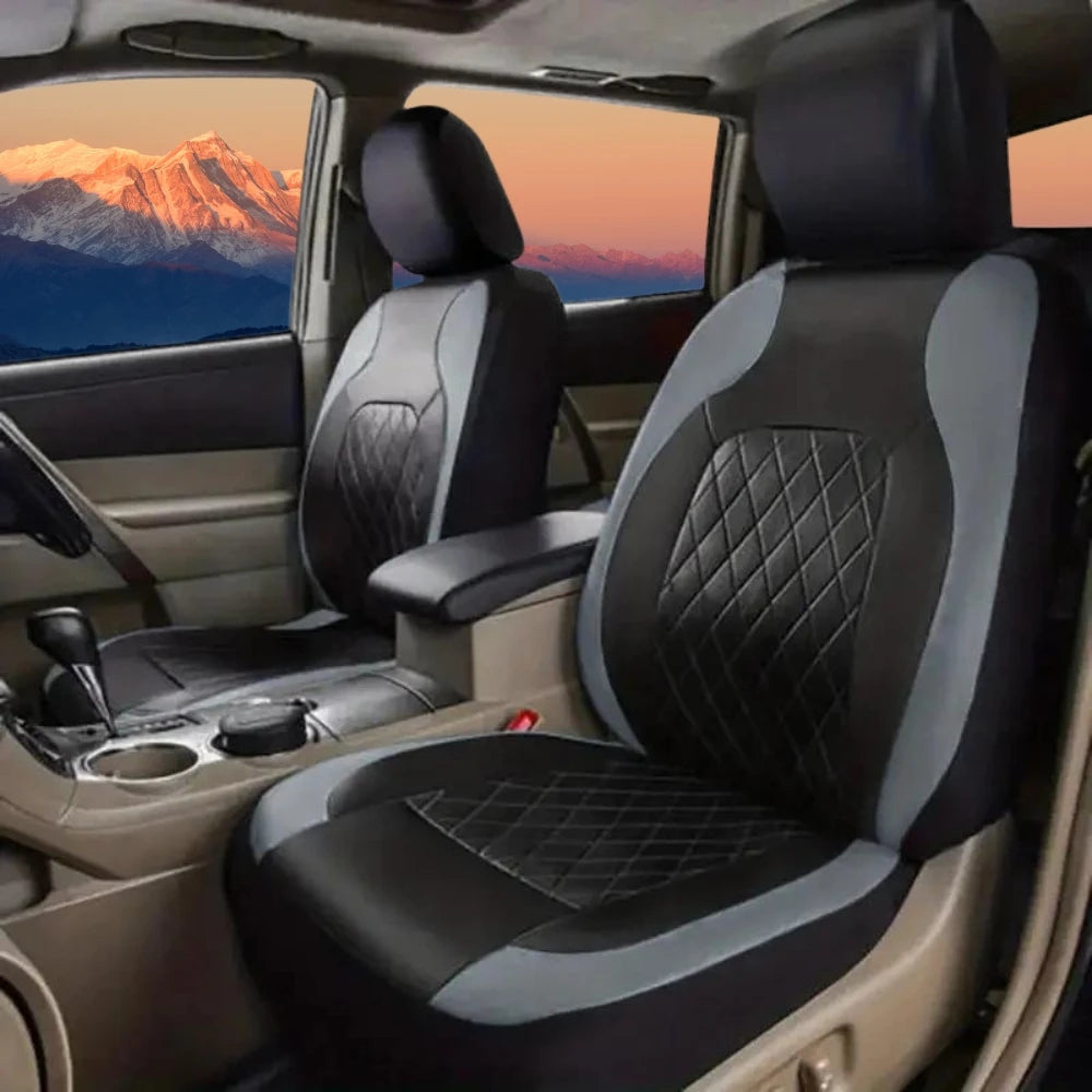 AutoYouth Universal PU Leather Car Seat Covers For All Vehicles