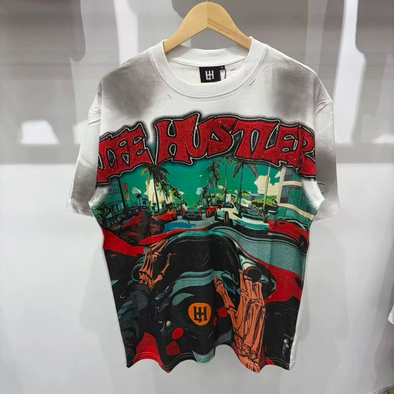 Life Hustlers 100 Percent Cotton Loose Fit T Shirt Unisex