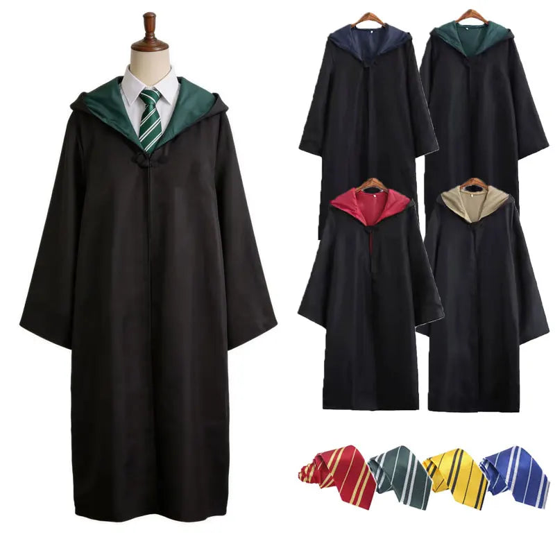 Magic Robe Cloak Costume For Halloween Christmas Cosplay Parties
