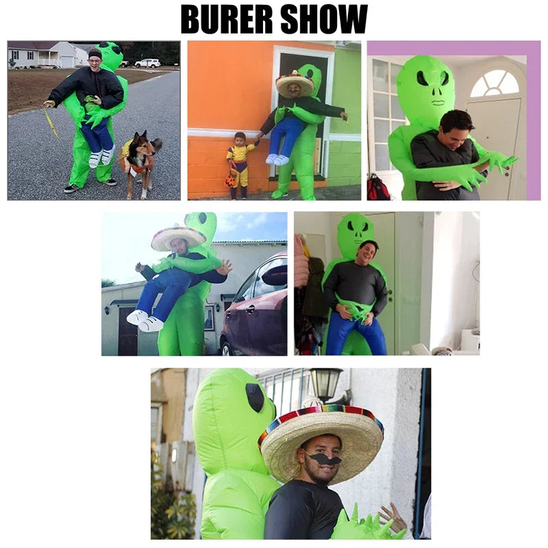 Inflatable Alien Monster Costume For Halloween Parties And Cosplay