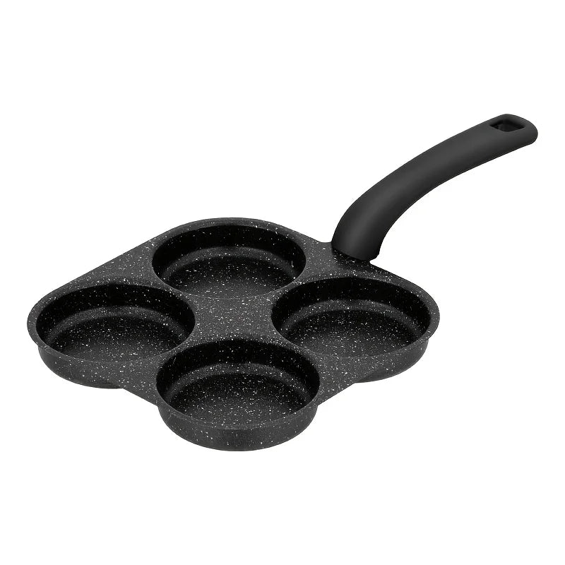 Nonstick Four Hole Omelette Pan For Eggs Dumplings And Burgers