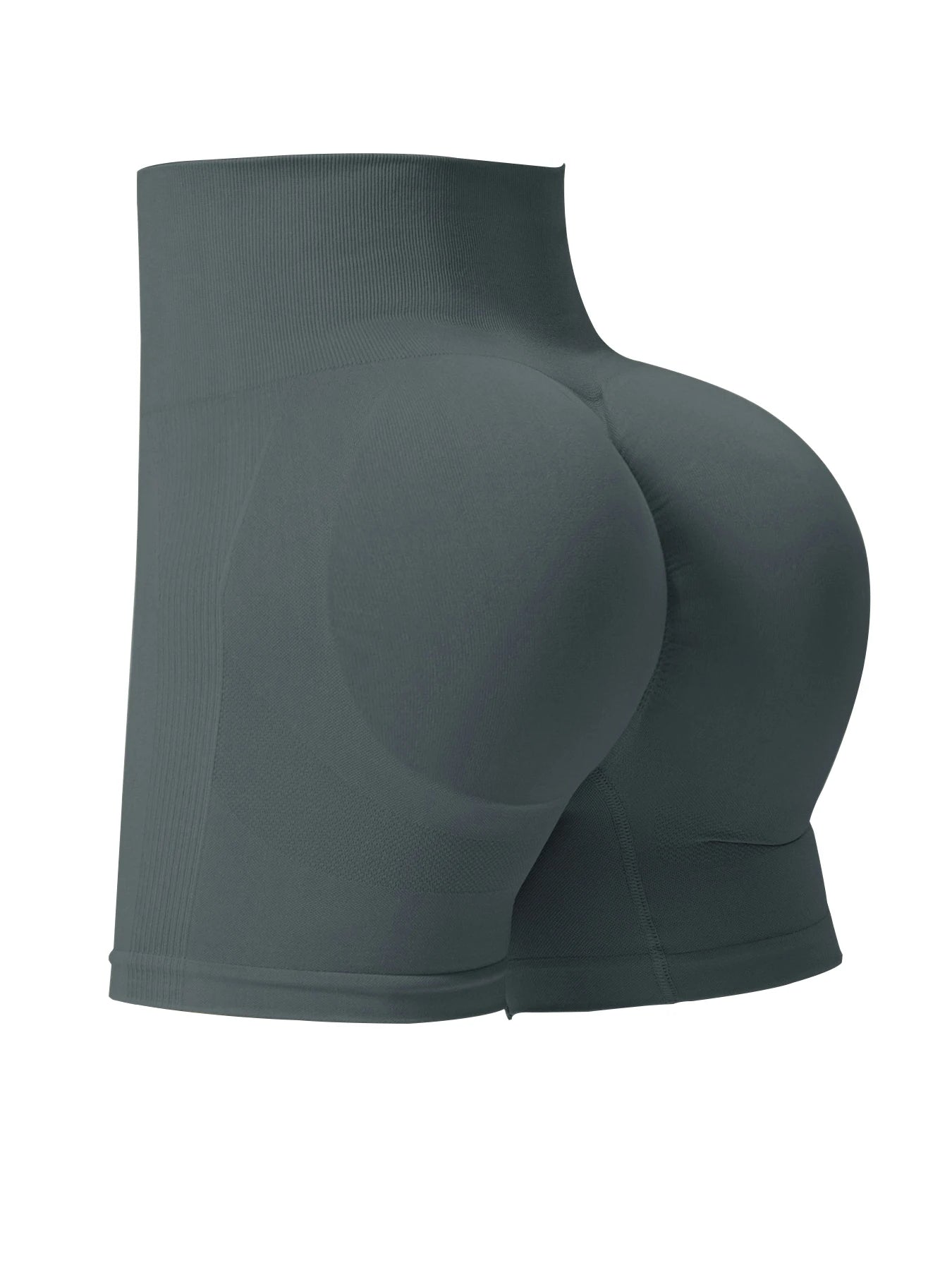 CHRLEISURE Seamless Ribbed Yoga Shorts High Waist Women Sportswear
