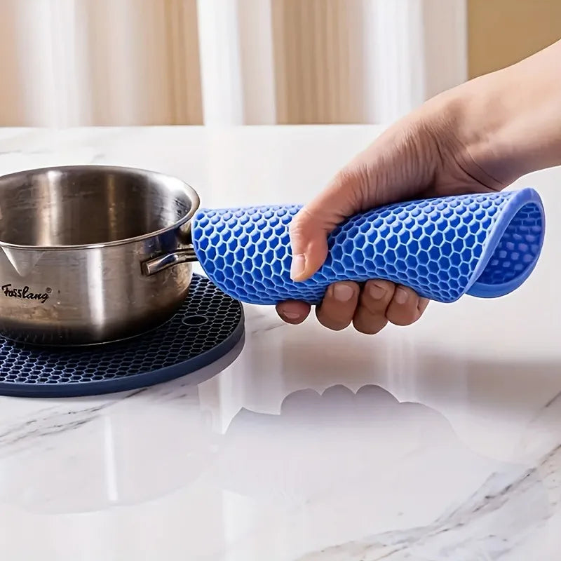 Silicone Trivet Pot Mats Heat Resistant Holders For Hot Cookware