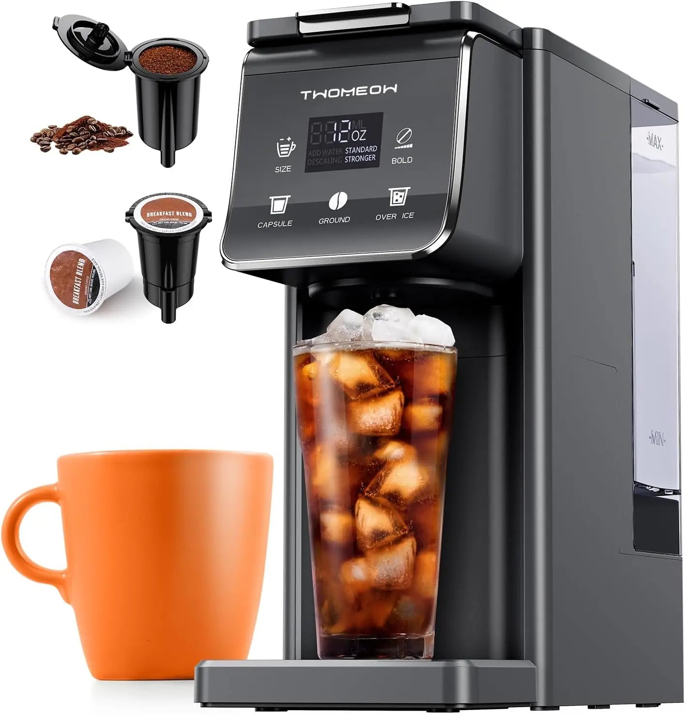 K Cup Coffee Maker With Bold Setting For Pods Brew