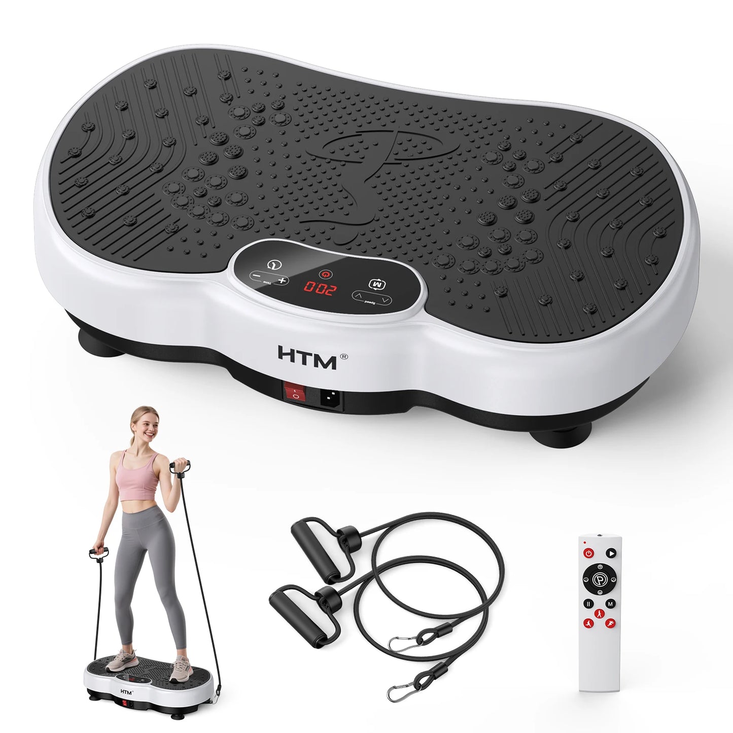 Vibration Plate Exercise Machine Full Body Shaker Portable Fitness Equipment