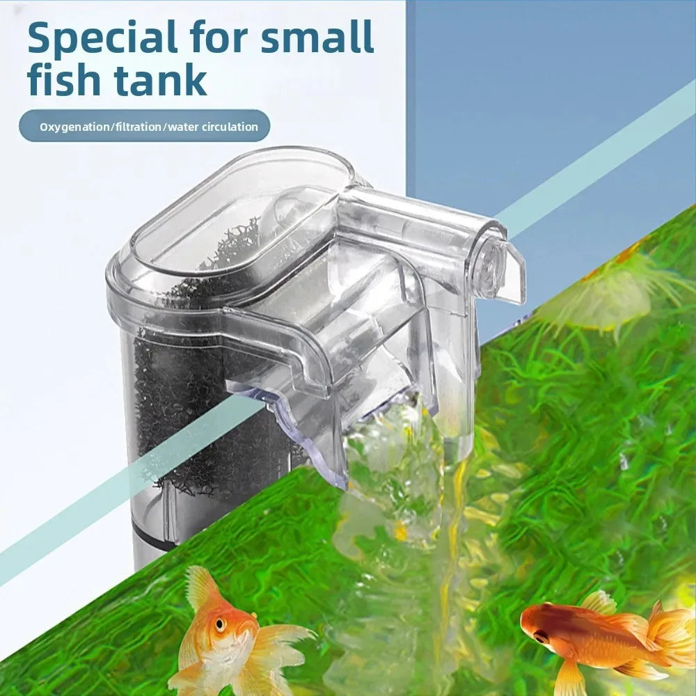 USB Powered Mini Aquarium Filter 250 LPH For Small Tanks