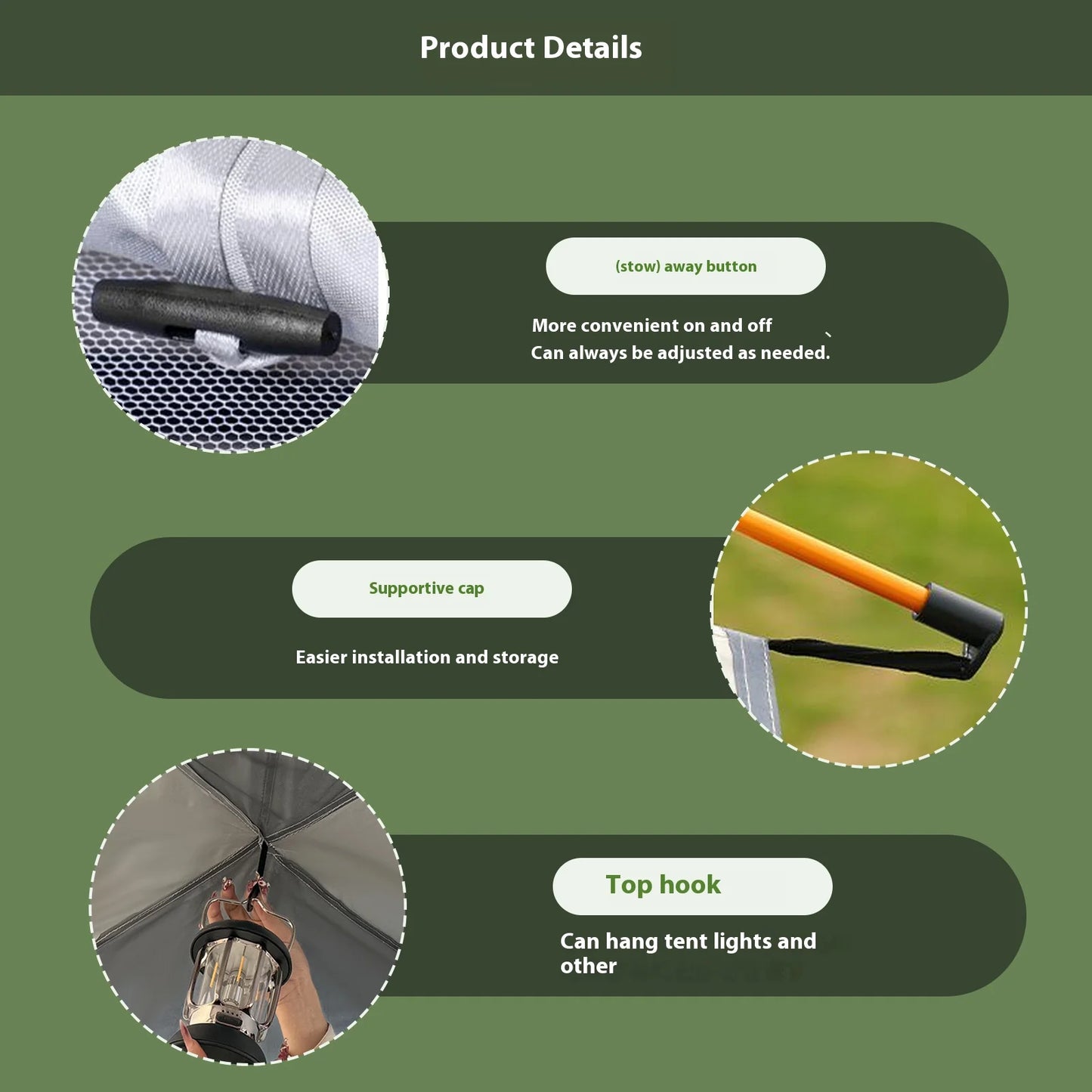 Pakicetus Auto Tent With Quick 60-Second All-Weather Setup