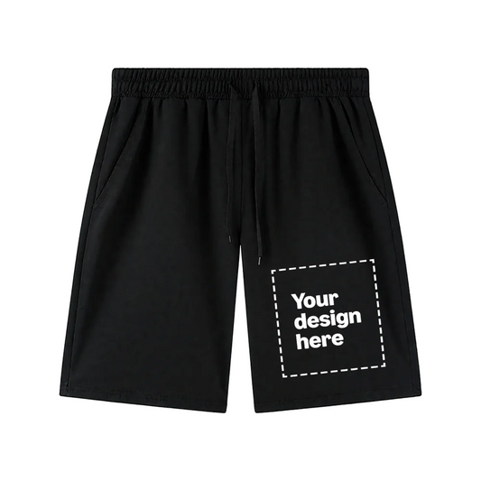 Custom Print Tech Shorts For Men With Front Image Print
