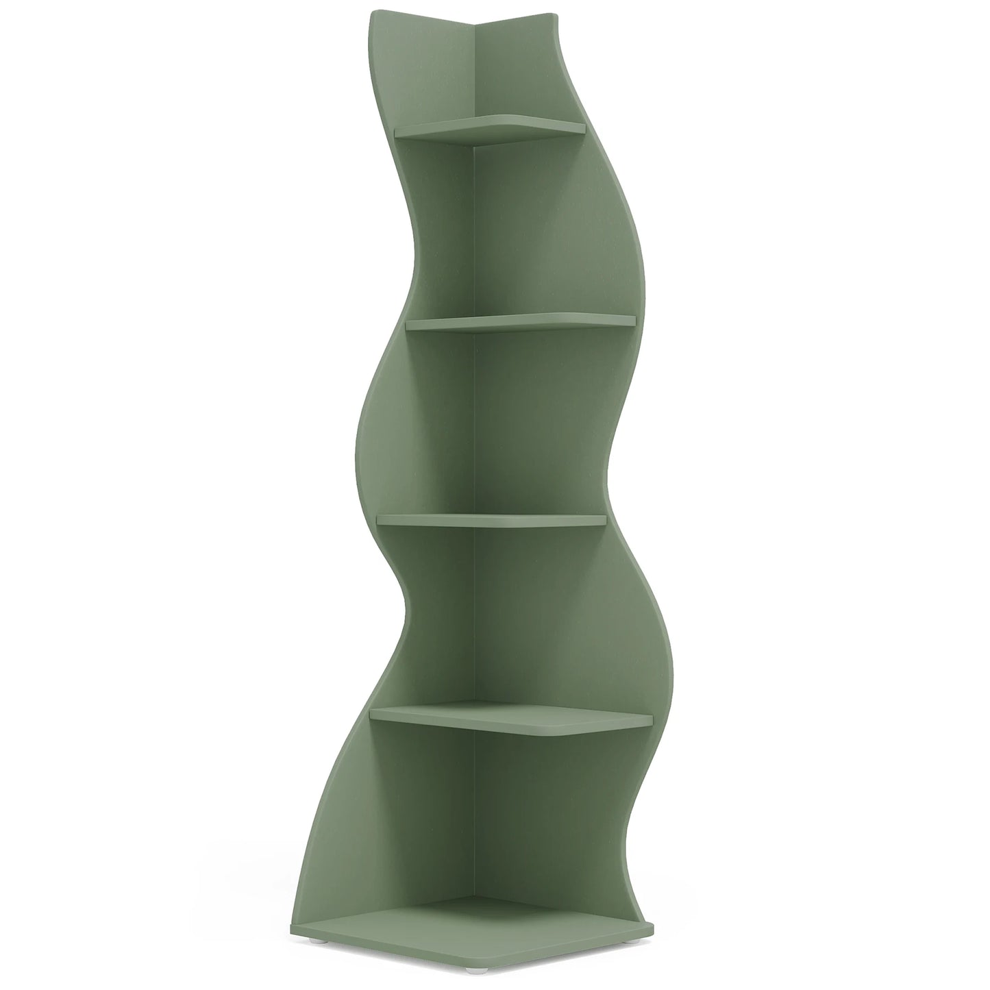 Tribesigns Five Tier Corner Shelf Wall Bookcase And Plant Stand