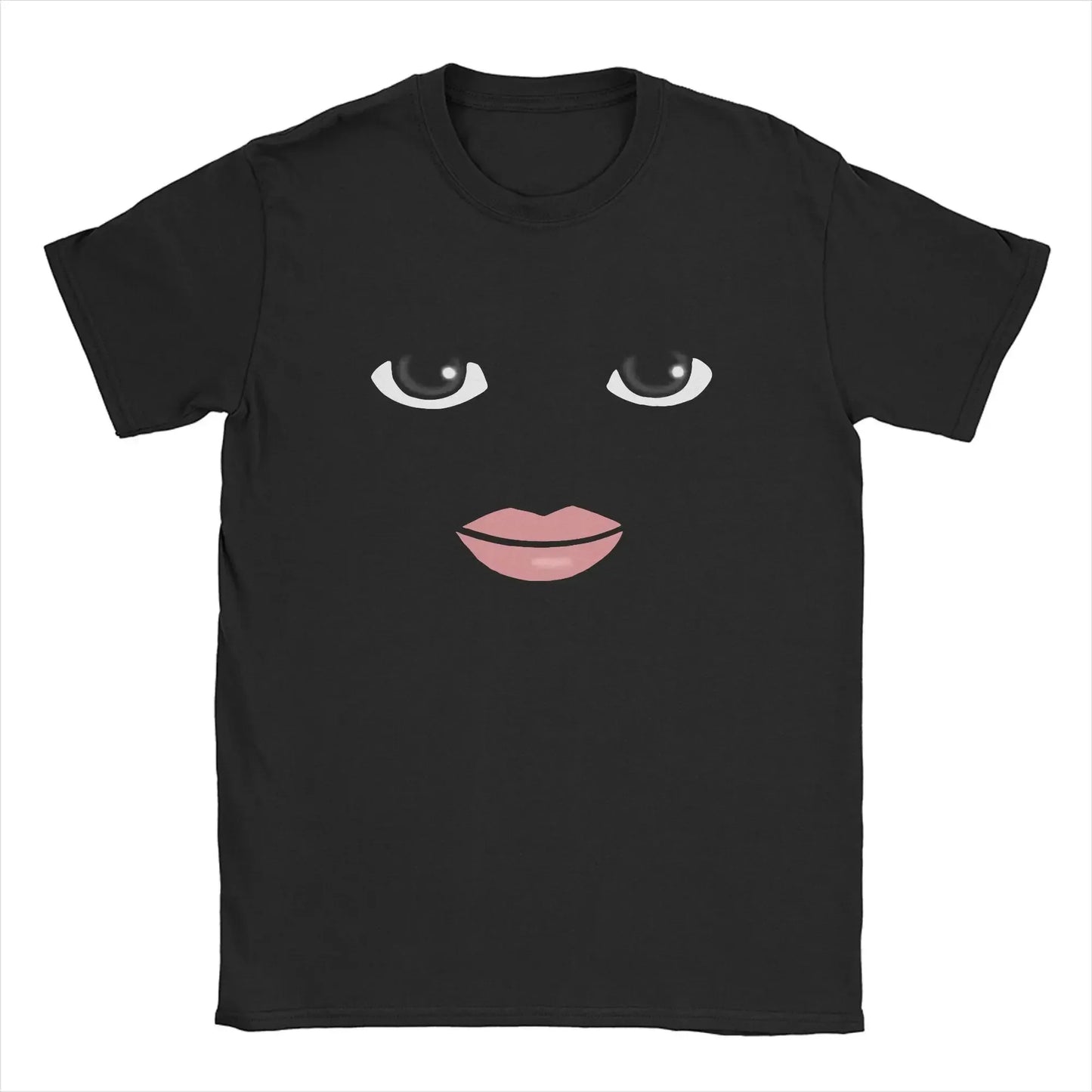 Harajuku Style Robot Roblox Tee For Women Face Game Print