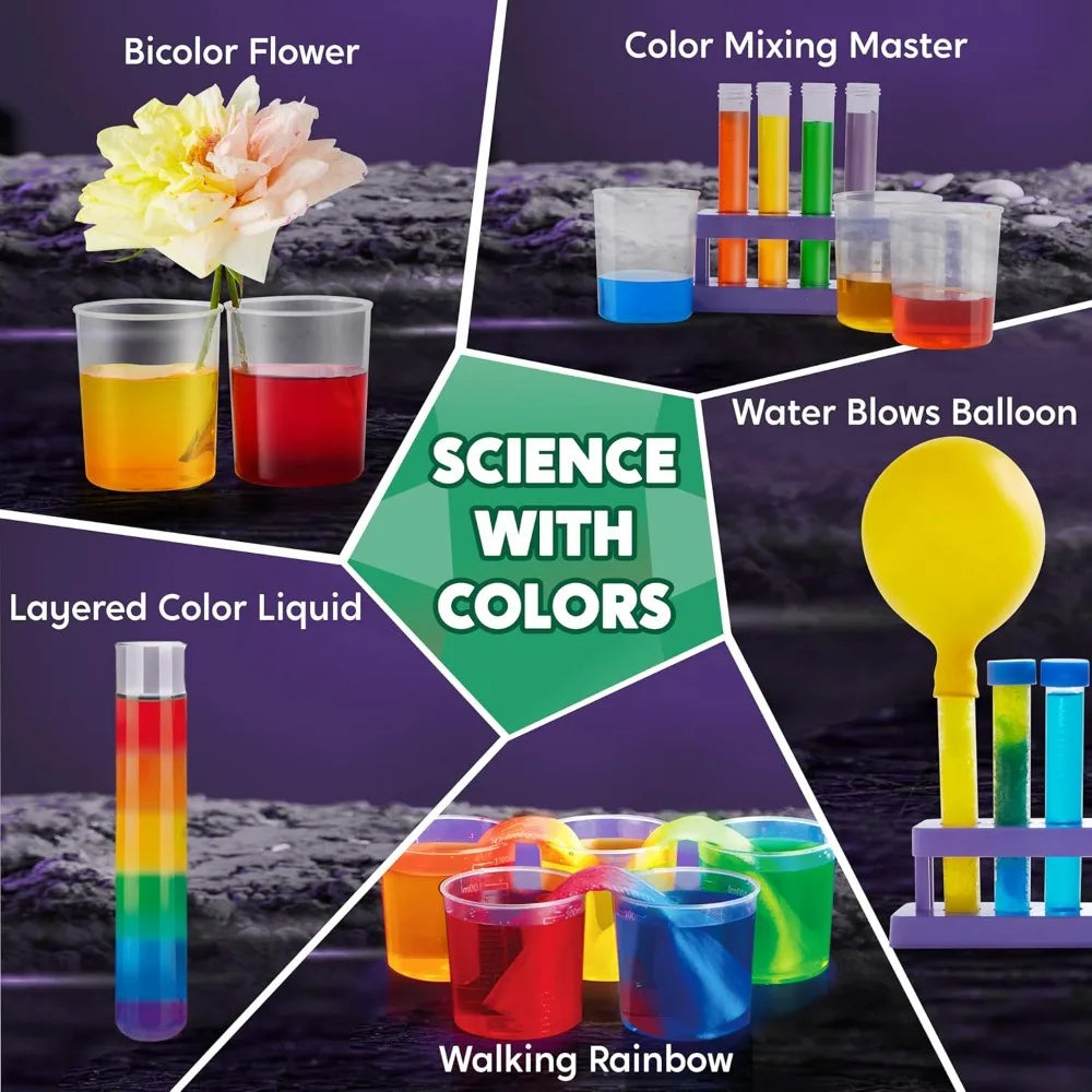 Joyfy Kids 50+ Science Experiments With Growing Crystal