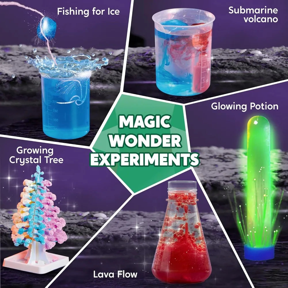 Joyfy Kids 50+ Science Experiments With Growing Crystal