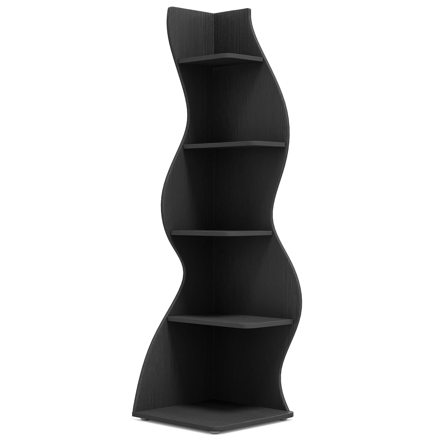 Tribesigns Five Tier Corner Shelf Wall Bookcase And Plant Stand