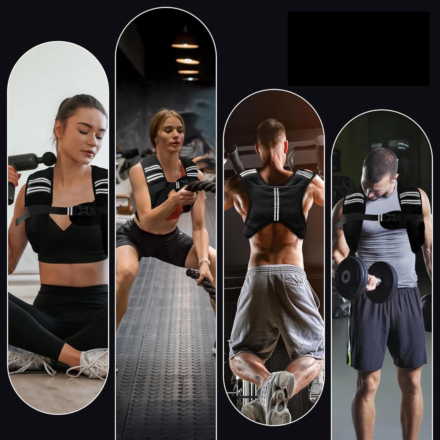 Weighted Vest For Workout Running And Strength Training