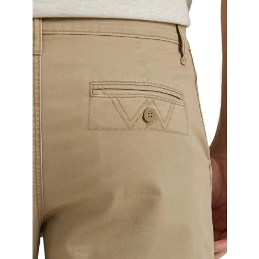 Mens Flat Front Shorts Cotton Polyester Summer Outdoor Wear