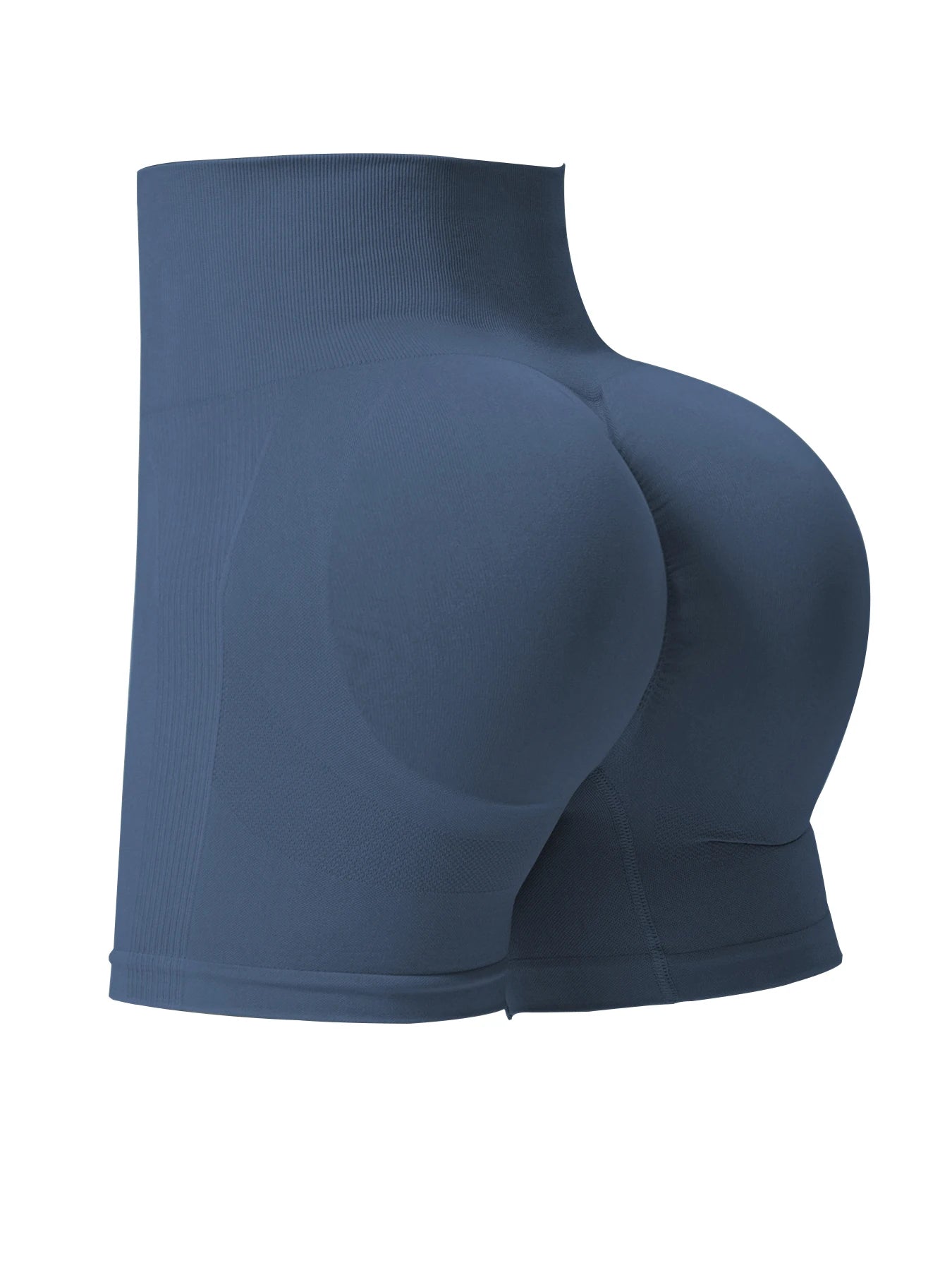 CHRLEISURE Seamless Ribbed Yoga Shorts High Waist Women Sportswear