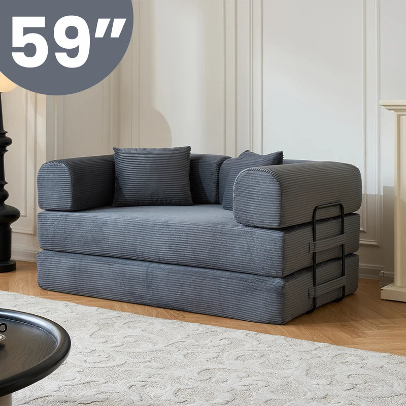 Boneless Folding Convertible Sofa Bed With Pull Out Sleeper