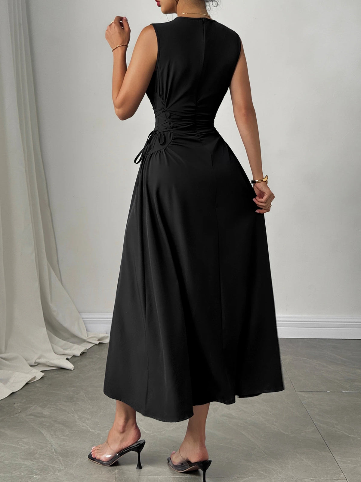 Elegant Bow Trim Off Shoulder Bodycon Party Evening Dress