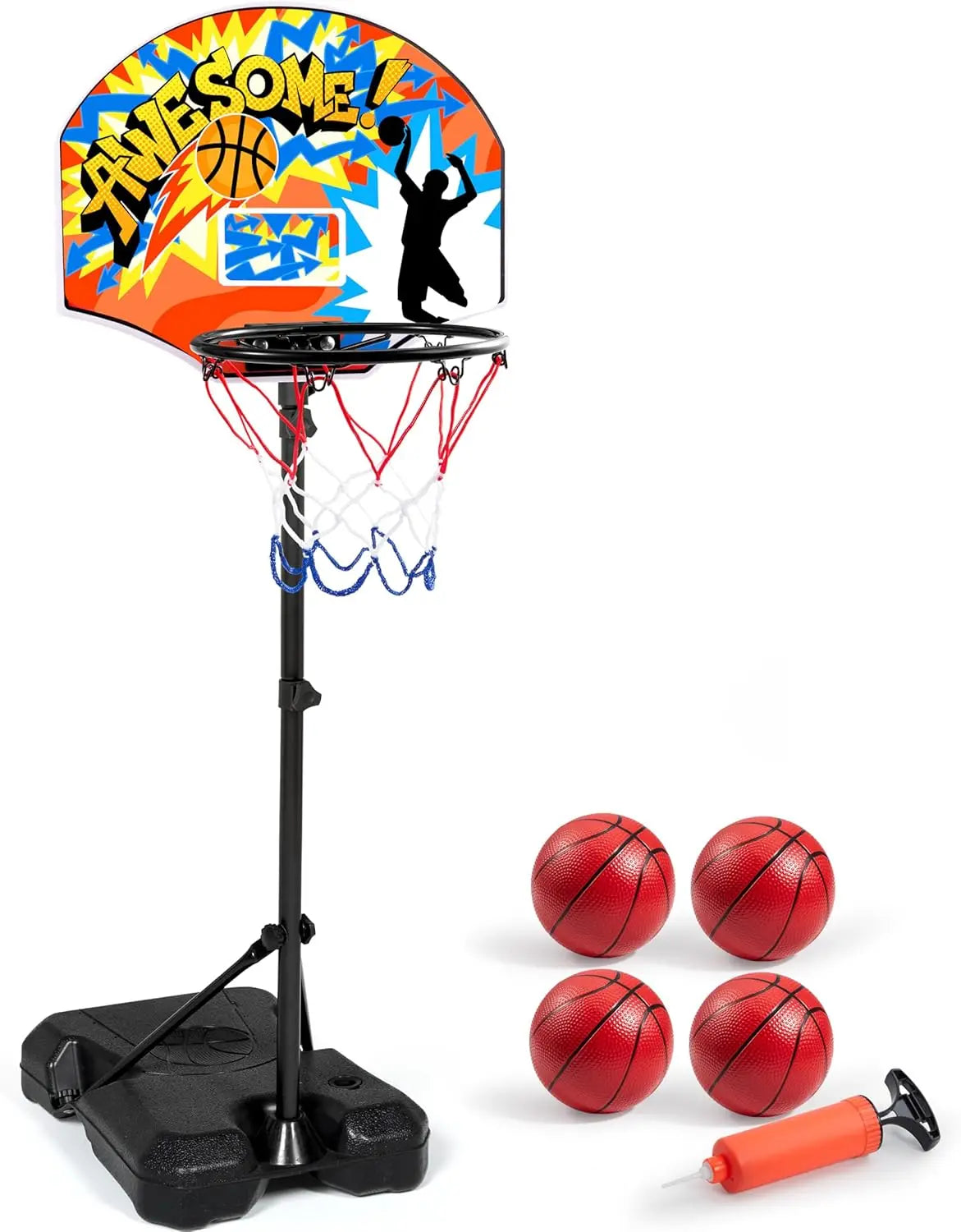 Joyfy Led Arcade Basketball Hoop Game Set For Children