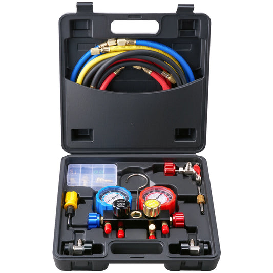 SucceBuy 4 Way AC Manifold Gauge Set