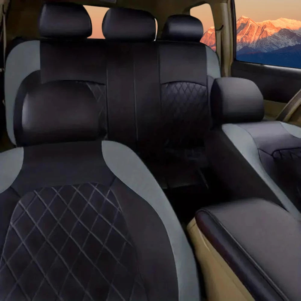 AutoYouth Universal PU Leather Car Seat Covers For All Vehicles