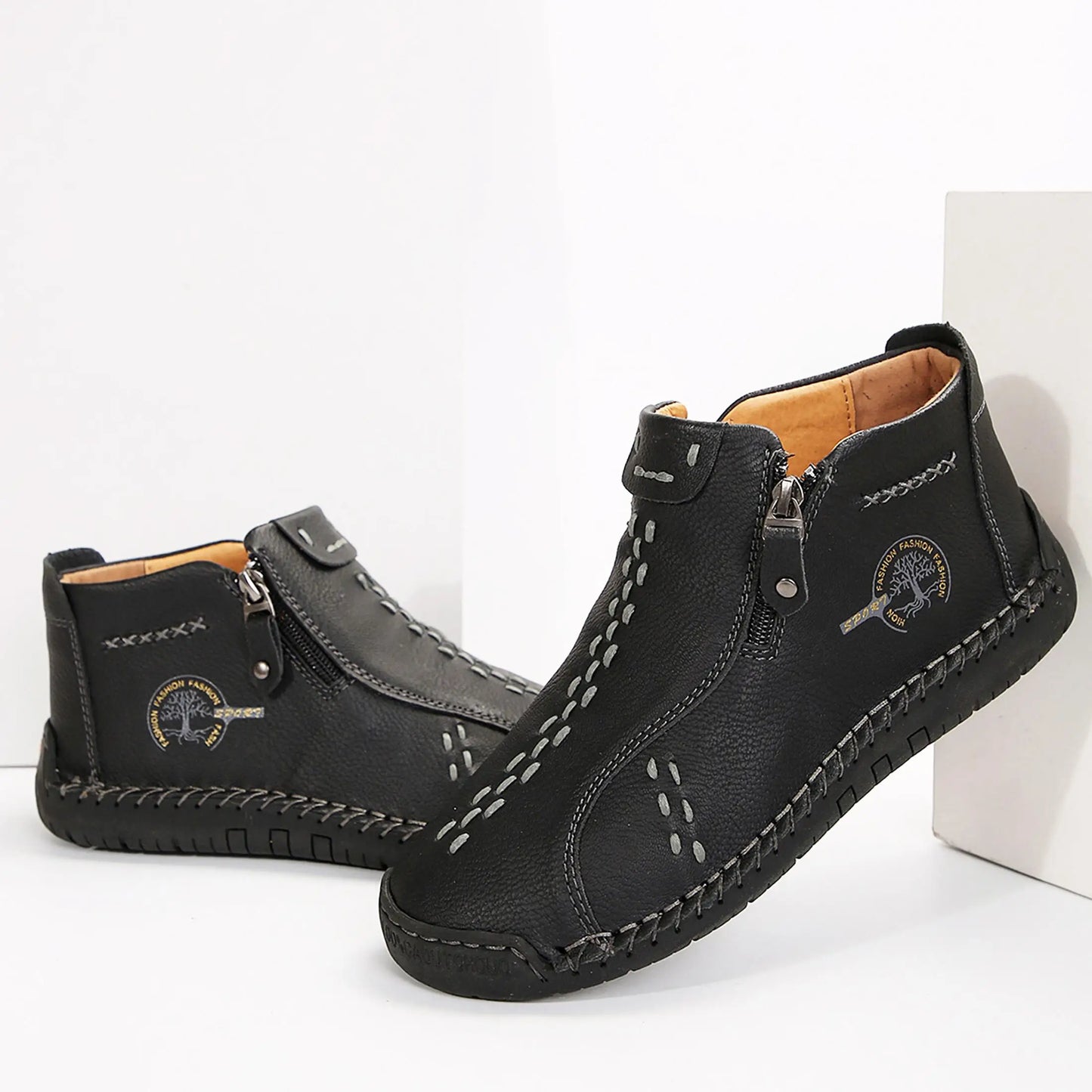Womens Slip On Lightweight Casual Ankle Boots For Walking