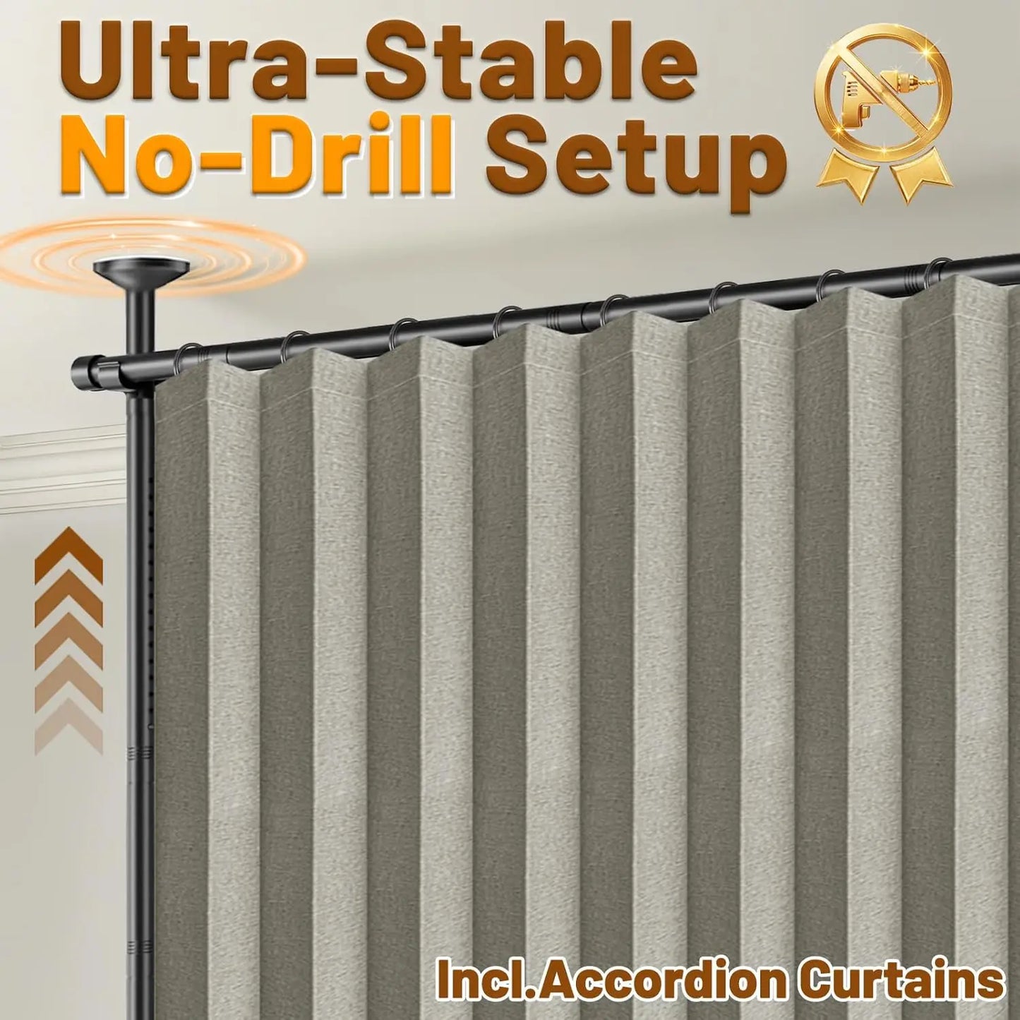 Privacy Curtains For Room Divider With Blackout And Soundproof