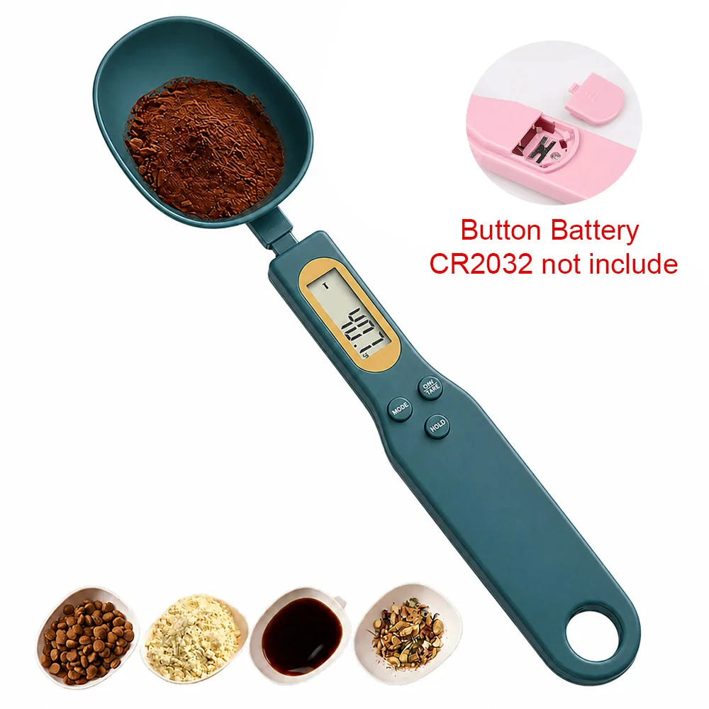 Digital Measuring Spoon Scale With LCD Display For Kitchen Cooking