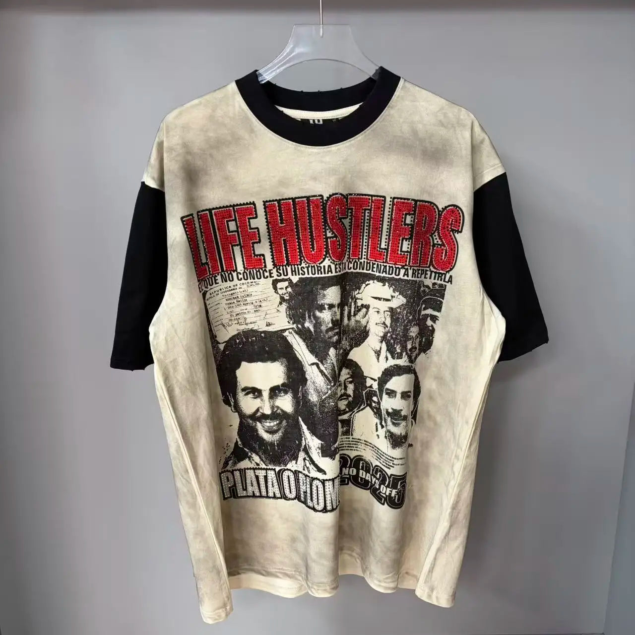 Life Hustlers 100 Percent Cotton Loose Fit T Shirt Unisex