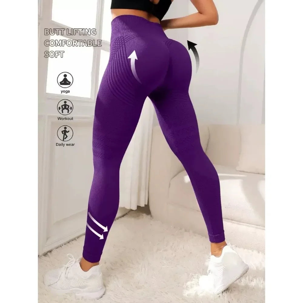 Slimove Cellulite 3D Leggings High Waisted Butt Lift Training