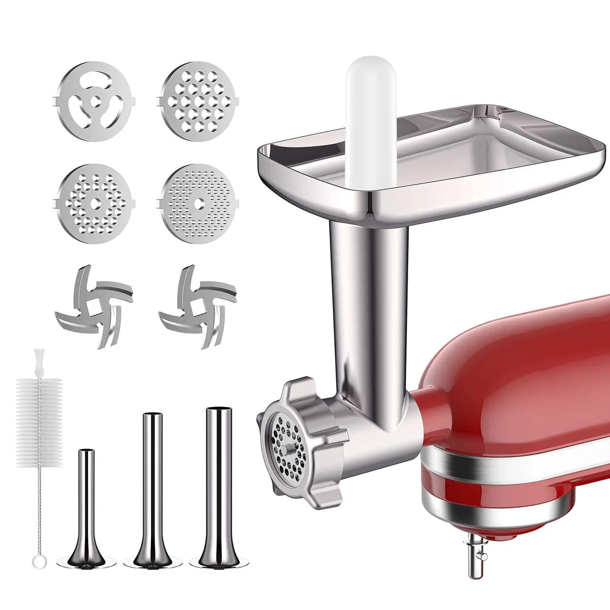 GVODE Stainless Steel Meat Grinder Attachment For KitchenAid Mixer