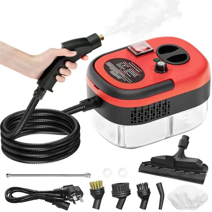2500W Handheld Steam Cleaner 110V With Accessories US Plug