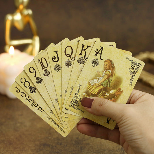 Vintage Style Alice in Wonderland Playing Cards Deck