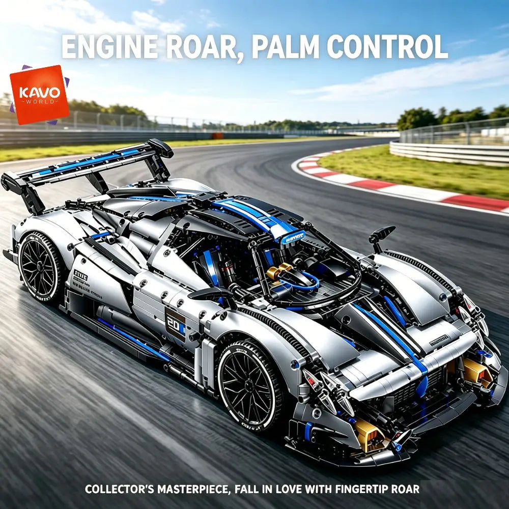 Kavoworld Premium Technical Racing Car Building Block Set