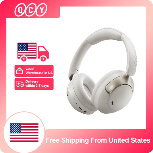 QCY H3 Pro ANC Bluetooth Headphones With LDAC And 55H Playtime