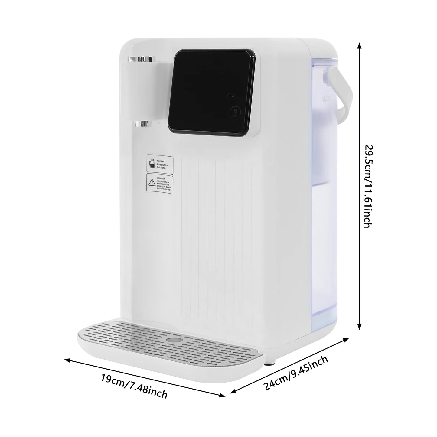 Instant Hot Water Dispenser With LED Operation Panel 2200W