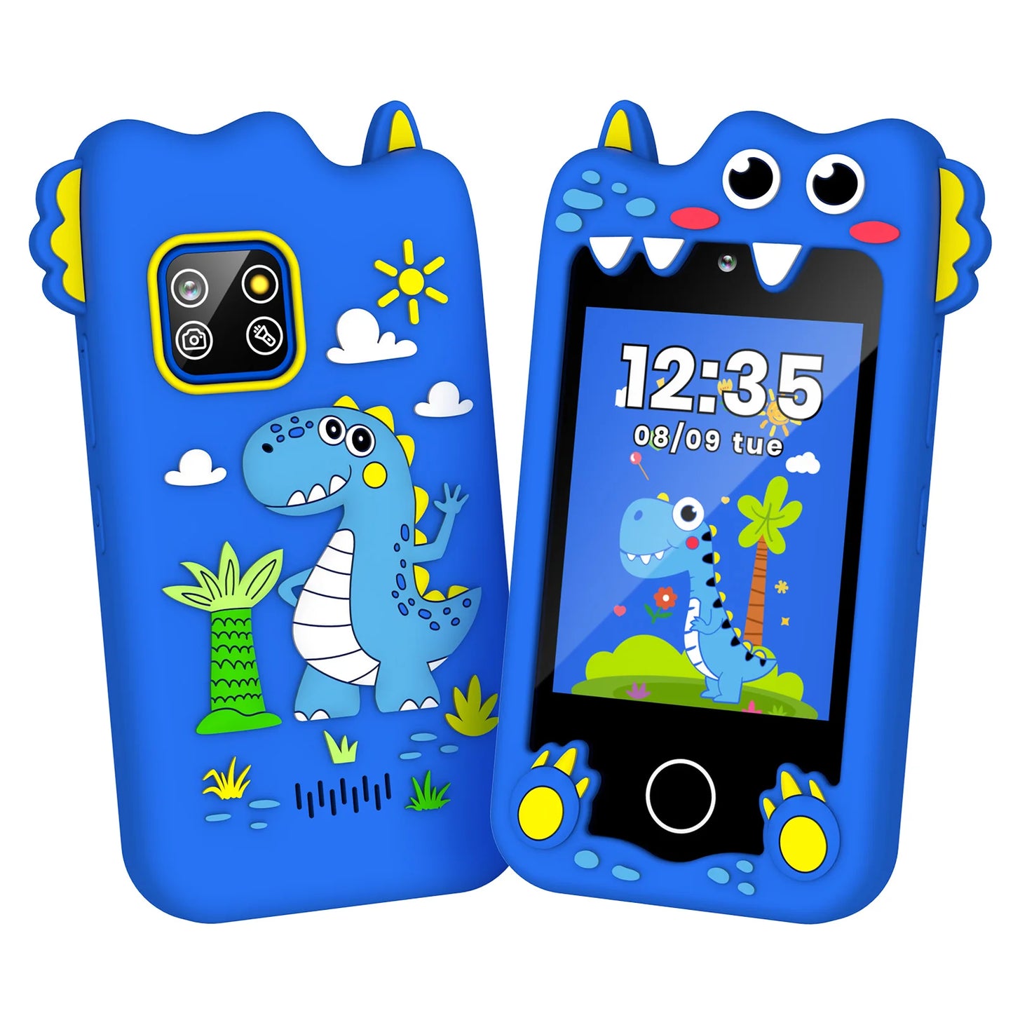 SANMERSEN Dinosaur Kids Smart Phone Educational Toy For Ages 3-6