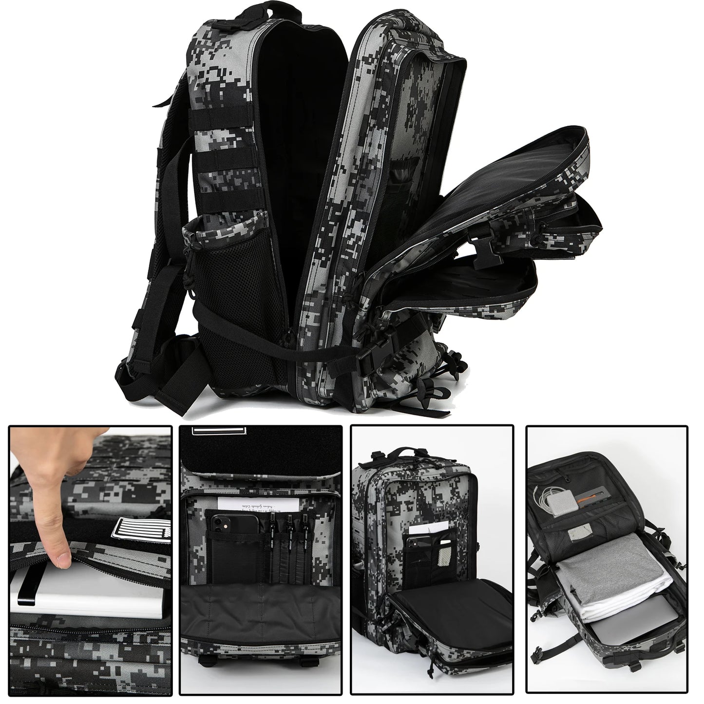 ReFire Gear Tactical Hunting Backpack With Dual Cup Holders