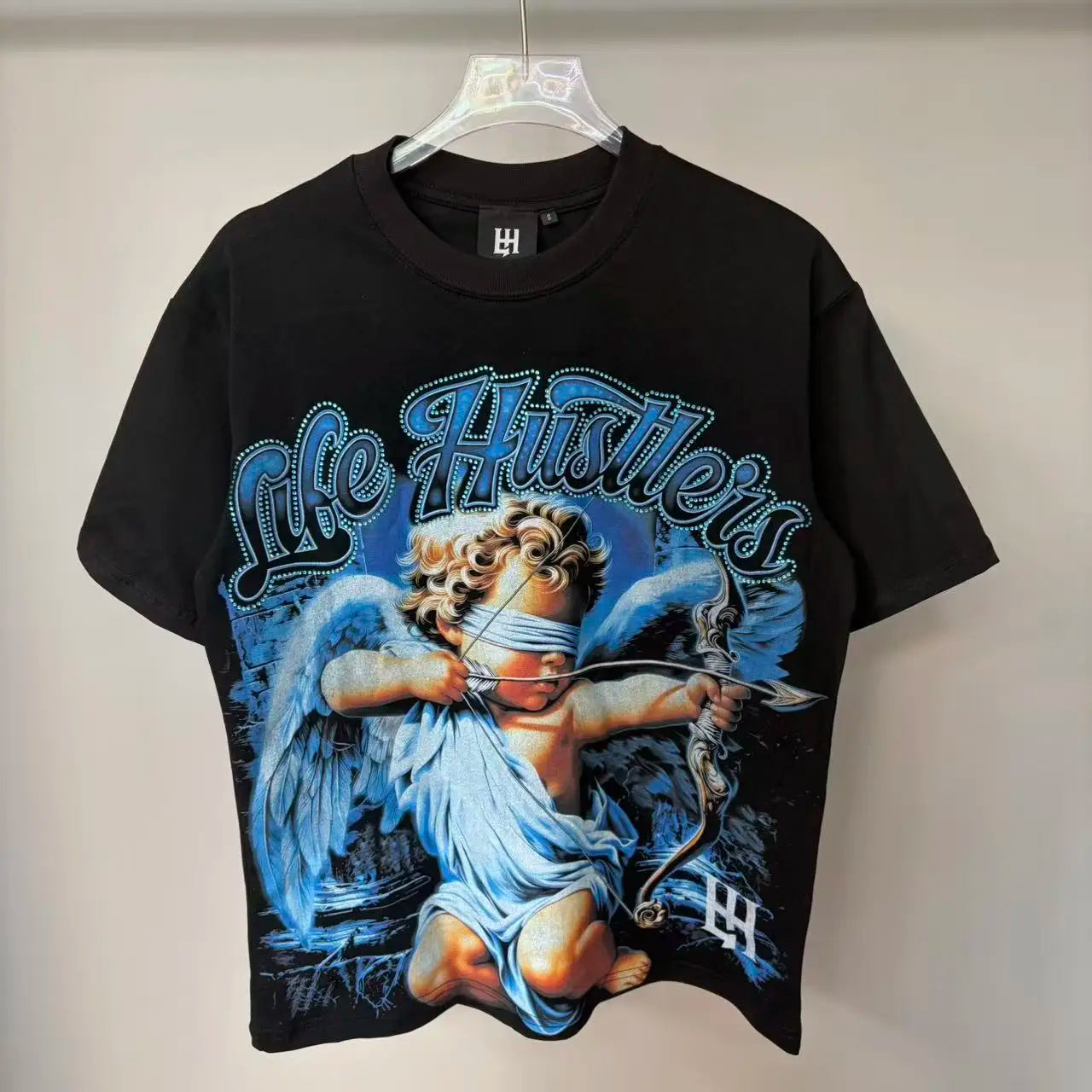 Life Hustlers 100 Percent Cotton Loose Fit T Shirt Unisex