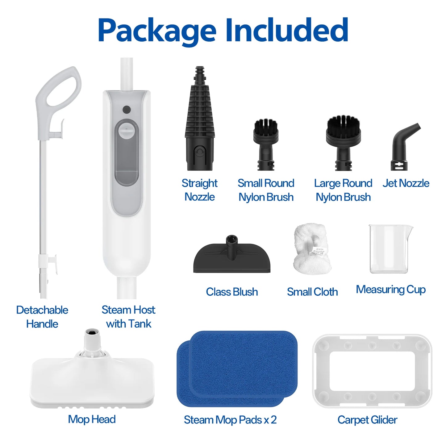 Inse 1300 Watt 12 In 1 Steam Mop Scrubber