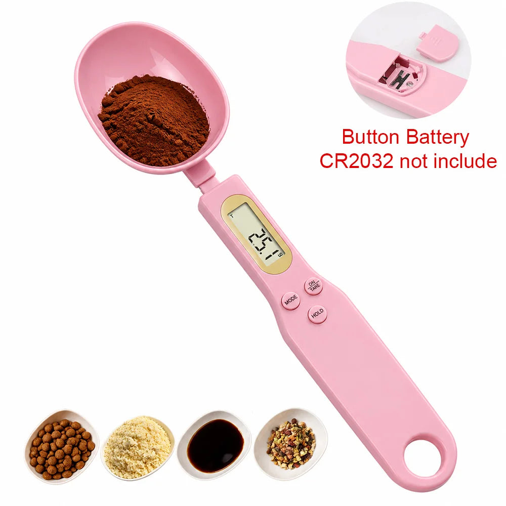 Digital Measuring Spoon Scale With LCD Display For Kitchen Cooking