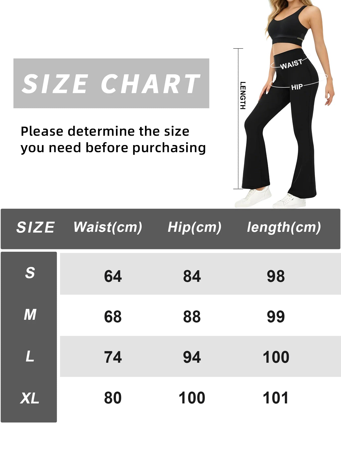 Women's High Waisted Flared Knit Pants With Stretchy Fit