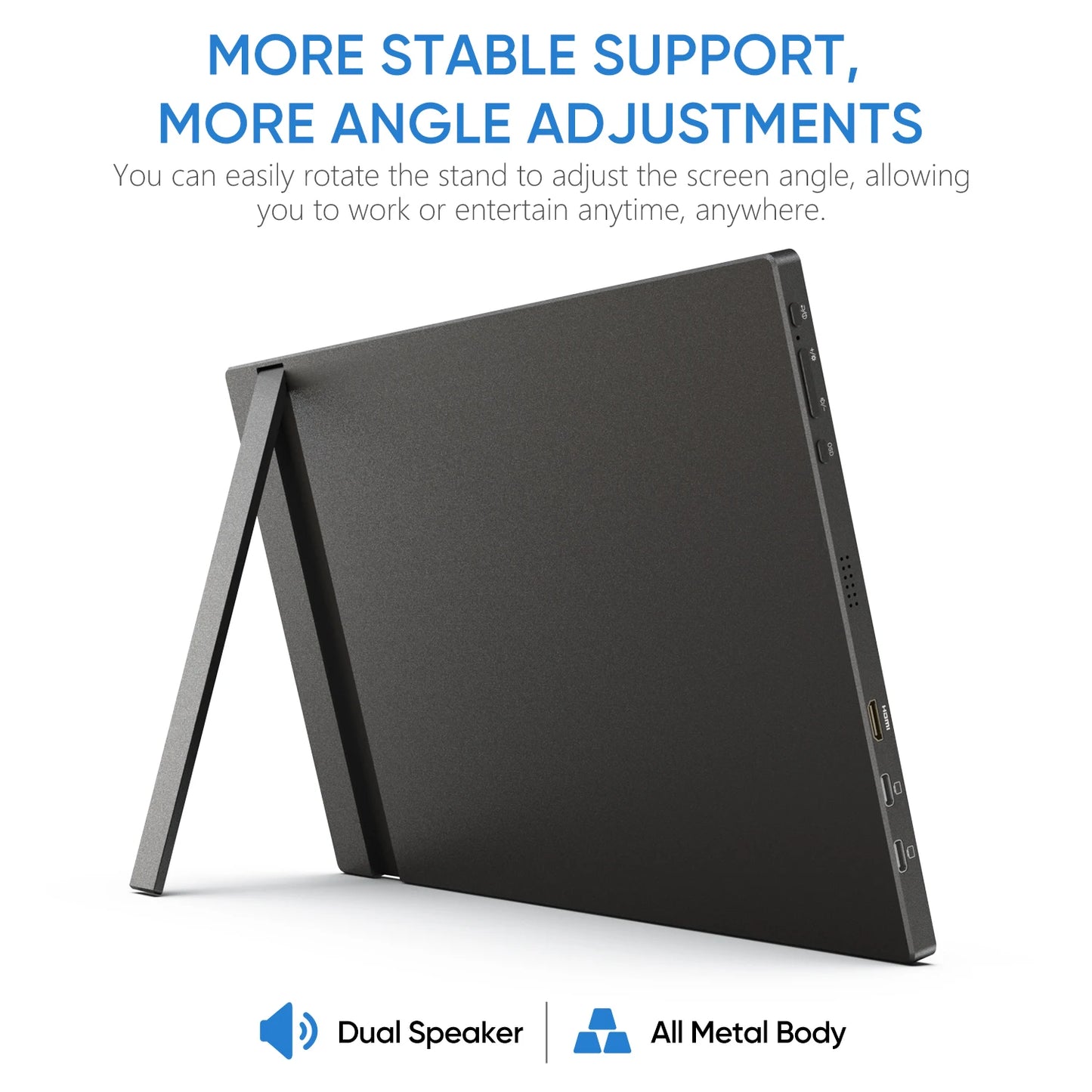 Arzopa Portable Monitor FHD 1080p USB C HDMI Second Screen
